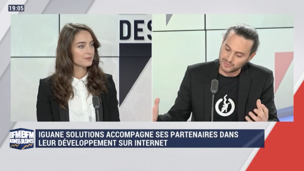 Stéphane Cohen, CEO d'Iguane Solutions, dans l'hebdo des PME sur BFM Business